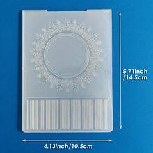 2D Embossing Folder, Butterfly Brick Stripe & Floral Mixed Pattern For Scrapbooking, Card Making, Journal Album DIY Paper Craft Decor - 2D-2 - View 26