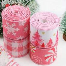 Christmas Kokir Ribbon DIY Bow Gift Wrapping Decorative Webbing - Multicolor - View 2