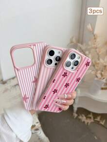 條紋海星圖案時尚手機殼，適用於 iPhone 16/17/16 Pro/16 Plus/16 Pro Max，生日禮物、週年紀念 - 彩色 - 查看 5