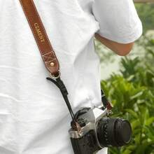 Personalized Camera Strap For DSLR & Mirrorless Cameras, Custom Name & Letter PU Leather Quick Release Camera Sling, Suitable For Film Cameras, Unisex For Photographers - View 2