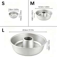 3/5/9 Inch Donut Hollow Mold, Hollow Round Mold, Aluminum Non-Stick, Heat Resistant And Easy Release. Suitable For Baking Donuts And Hollow Cakes In Oven, Professional Kitchenware, Suitable For Eid, Ramadan And Christmas - Donut Mold - View 13