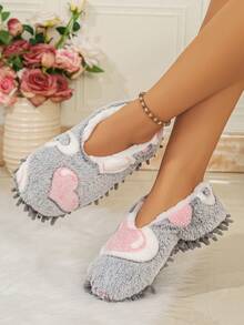Women's Home Slippers With Thermal Lining, Warm Floor Shoes For Easy Mopping - Women's Slippers - View 6