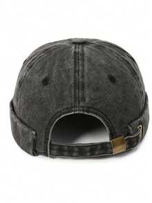 2026 New Fashion Landlord Hat, Washed Denim Newsboy Cap, Street Hip-Hop Skateboard Hat, Outdoor Daily Commute Decorative Hat, Unisex Rimless Cap - Washing - View 3