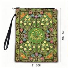 Vintage Victorian Floral Butterfly Print Book Sleeve With Wrist Strap Zipper Closure Protective Book Pouch Bag For Reading Travel - Single Piece - View 4