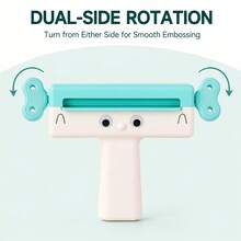 Linear 3D Pattern Embossing Machine, Handmade DIY Pattern Embossing Machine, Detachable And Replaceable Embossing Roller, No Electricity Required, ABS Material. - Single Piece - View 5