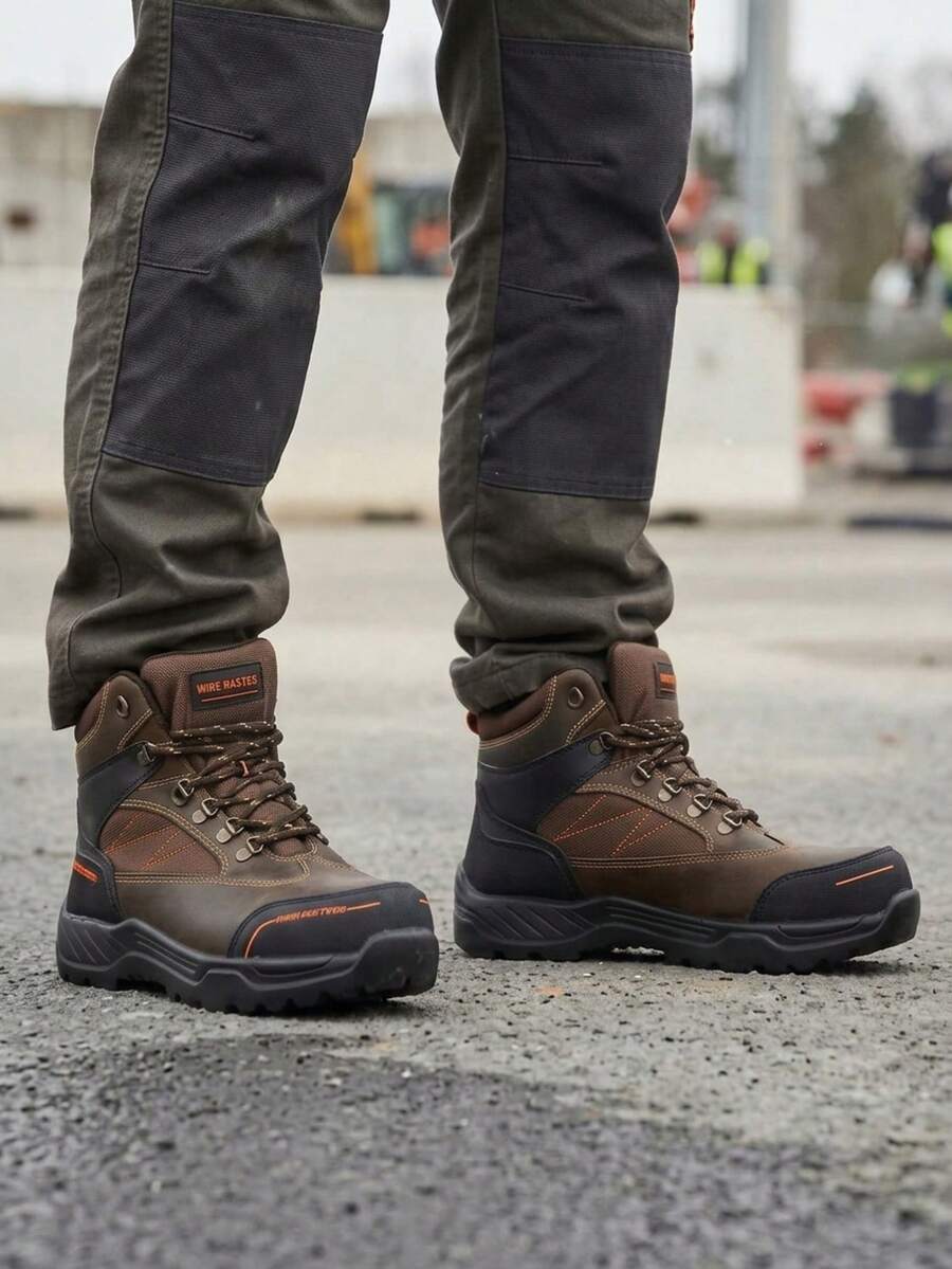 Men Industrial & Construction Boots - Brown - View 1