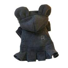 1PC Cute Pet Grey Hoodie Casual Comfortable Soft Dog/Cat Dress Suitable For Teddy Poodle And Other Small And Medium Sized Pet Clothing - Grey - View 6