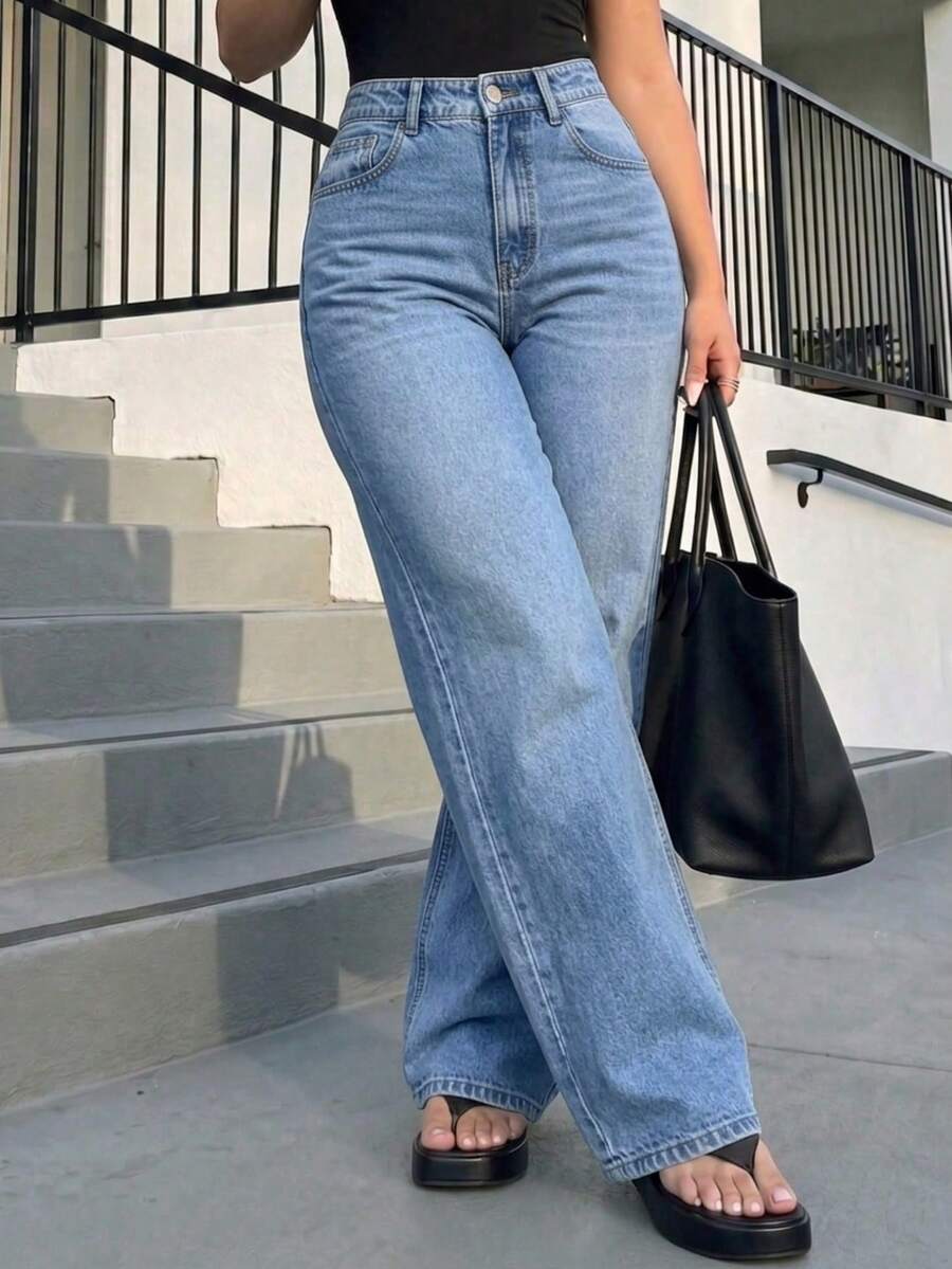 Women Jeans - Blue - View 1