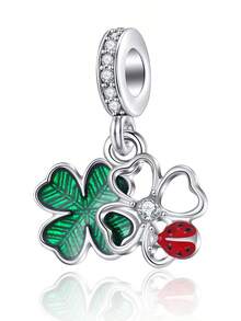Cute Enamel Charm Set With Hearts, Dog Paws & Eiffel Tower Silver Tone Dangles For Link Bracelets, Fun Jewelry Making Accessories For Her - Multicolor - View 13