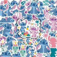 50PCS Disney Stitch Stickers, PVC Waterproof Cute Cartoon Decals, Self Adhesive Colorful Stickers For Phone Case Laptop Notebook, Scrapbook Planner Journal DIY Crafts, School Office Supplies, Party Decor, Gift Sealing - Multicolor - View 11