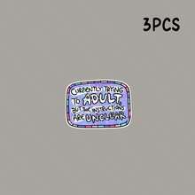 2D Flat Sticker-Tired Of Adulting Sticker Overwhelmed Motivational Sticker Mental Health Sticker Overstimulated Anxiety Stressed Sticker MP3 Player Decal, 2D Flat - one-size - View 9