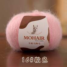 10pcs Alpaca Mohair Knitting Yarn,Light Fluffy Thin Yarn For Handmade Sweater,Shawl,Scarf Crochet DIY Craft - 10 Pack - View 28