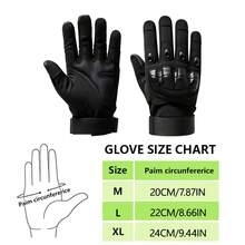 A Pair Of Full-Finger Tactical Outdoor Gloves With Hard-Shell Knuckle Protection; Slip-Resistant, Abrasion-Resistant Gloves For Cycling, Hiking, And Combat; Available In A Variety Of Colors - Army Green - View 4