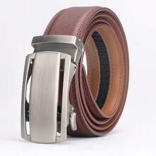 Set Men Automatic Deduction Belts Leisure Fashion Ratchet Belts For Men Pants Waistband - DS44 45 - View 13