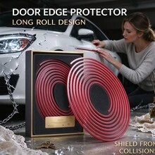 2 Rolls 8m Anti-Scratch Anti-Collision Strips - Transparent PVC Car Door Guard Strips - Suitable For 157.48 Inch Vehicles, Car Exterior Accessories - Multicolor - View 3