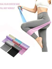 1 dây kháng lực yoga unisex, dây kéo tập sức mạnh hai màu, hỗ trợ tập thể hình, định hình cơ thể và nâng mông - Nhiều màu - Xem 2