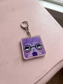 1Pc/6Pcs Animal Hospital Acrylic Keychains, Car Key Pendant, Ita Bag Accessory, Daily Decoration, Halloween Gift, Birthday Gift, Christmas Gift, Party Favor, Graduation Gift, Back To School, Exquisite Collection, All Season - Multicolor - View 7
