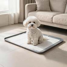 Upgraded Reliable Wall-Mounted Pet Pee Pad Tray, Pet Pee Pad, Suitable For Puppies, Small And Medium Dogs, Incontinence Toilet Training Pad Tray, Used For Training Pads, Dog Litter Tray, Easy To Clean, Used For Home Floor Protection, Pet Supplies - Incontinence Pad Support 24.4*16.5 Inches - View 8