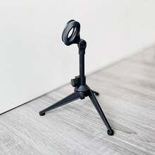 Adjustable Microphone Stand, Portable Folding Tripod Desktop Microphone Base, ABS Material, Office And Recording Studio Desktop Support Stand - one-size - View 3