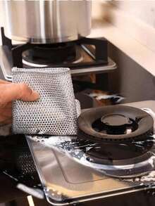 30pcs Thickened Double-Sided Metal Wire Dish Cloths, Dish Towels, Kitchen Cleaning Cloths, Dishwashing Tools - Multicolor - View 2