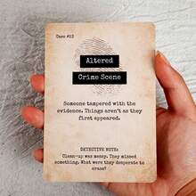 True Crime Oracle Cards, 50-Card Crime Scene Mystery & Detective Oracle Deck, Investigation Clues, Cold Case & Forensic Inspired Cards For Intuitive Readings, Self-Reflection, Mystery Lovers & True Crime Fans - Multicolor - View 3