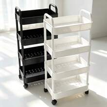 1pc 2-Tier Cosmetic Storage Rack, Cosmetic And Skincare Storage Box, Skincare, Body Wash, Sunscreen Storage Box, Vanity Storage Basket, Bathroom Storage And Organization, Home Decor, Back To School Supplies, Bedroom Decor, Back To School - Multiple Styles - View 2