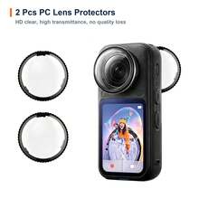 1 Set Camera Screen Protector Kit Compatible With Insta360 X6, HD Screen Film, Silicone Case, Bag - View 8