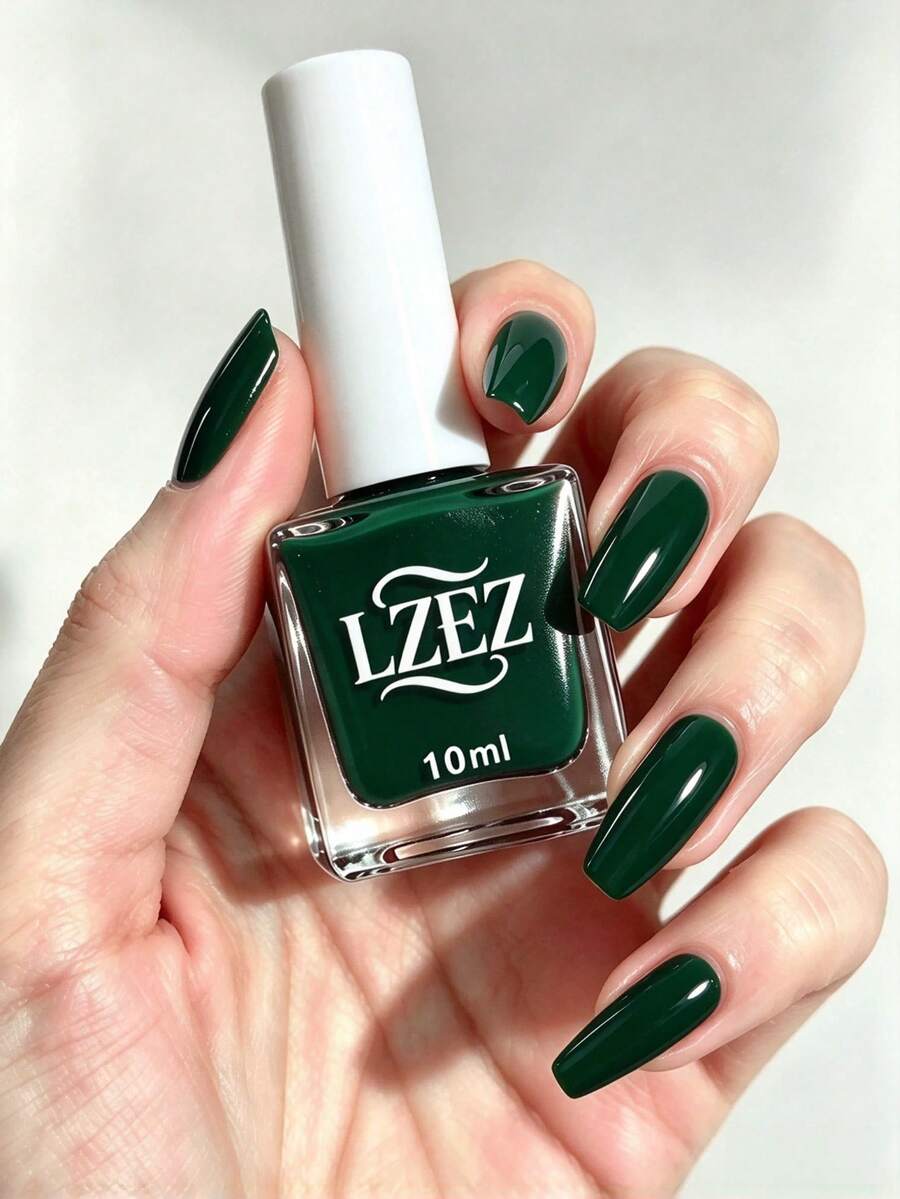 LZEZ 10ml/瓶 2026新款水性指甲油 快乾持久可卸除 夏季配色 女款美甲 節日禮物