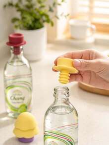 1pc Cute Minimalist Style,Pine Tree Shape,Small & Large Caliber Bottle Opener+Bottle Stopper,Labor-Saving,ReusableFor Kitchen Counter, Bar, Dinner Party,Holiday Gathering,Christmas,Home Daily Drink Preservation & Bottle Opening Christmas Decrations - View 4