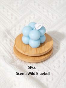 5/30pcs Creative Bubble Cube Soy Wax Candles - Minimalist Aesthetic Decor, Home Fragrance Ornament, Suitable For Bedroom Decoration, Christmas Decor, Wedding Tabletop Display, Ideal Gift For Birthday Or Valentine's Day, Handmade Small Plant-Based Scented Candles + Premium Transparent PVC Gift Box, Perfect As Birthday Favor, Wedding Gift, Couple Gift, Mother's Day/Father's Day Gift - Multicolor - View 18