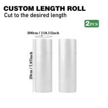 2pcs Vacuum Sealer Rolls, 3 Meters Length, 6 Sizes Available, Reusable, Durable And Tear-Resistant, Vacuum Freezer Bags, Transparent Embossed Vacuum Food Storage Bags, Suitable For Food Storage And Low-Temperature Cooking, Essential Kitchen Supplies - View 18
