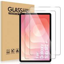 2pcs 9H Tempered Glass Screen Protector Ultra Clear Anti-Scratch Wear-Resistant Auto-Adsorption Bubble-Free Compatible With Samsung Galaxy Tab S12+/A11+/A11/A9+/A9, Galaxy S11/S10 FE/S10 FE+/S10 Lite Tablet - Clear - View 4