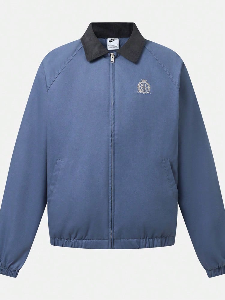 Nike Men's AS M NK CLUB CAMPUS JKT NCC Woven Collarless Jacket IO4163-491 - Baby Blue - View 1