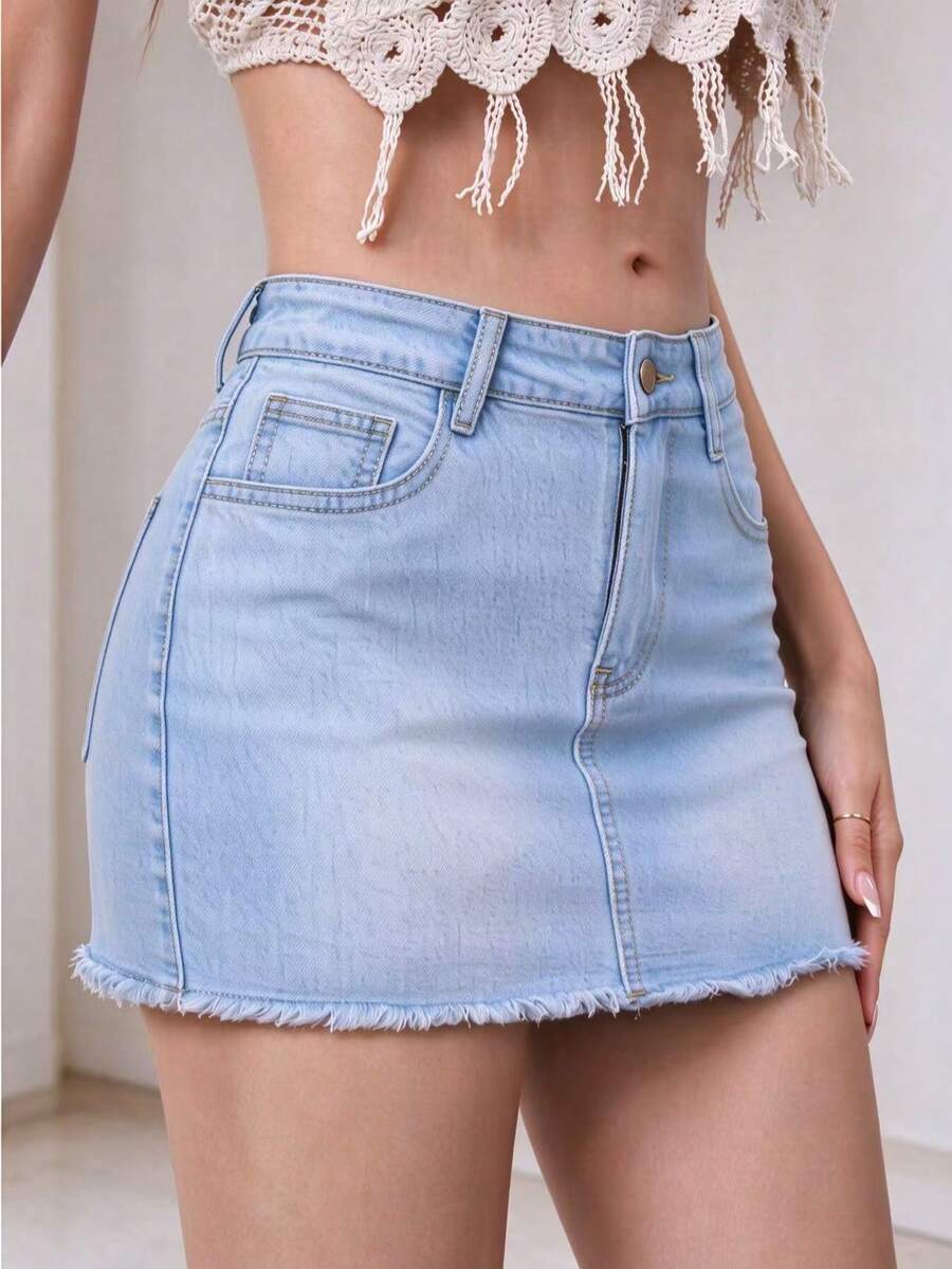 Women Denim Shorts - 2069 - View 1