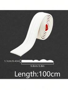 White Peel And Stick Flexible Wall Baseboard Trim, Self-Adhesive 3D Chair Armrest Molding Wall Panels For Home Decor Living Room, Floor Edge, Window Frame, Door Frame, DIY Wall Decor, Wallpaper Peel And Stick Home Decor - Multiple Styles - View 10