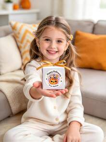 Personalised Halloween Cute Pumpkin Stickers Trick Or Treat Stickers Halloween Sweet Stickers - Multicolor - View 8