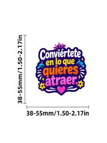 50Pcs PP Chase Light & Move Forward Stickers, Inspirational Healing Hand-Drawn Style, Including Light-Chasing Youth, Hearts, Stars, Mountains, Roads, Positive Quote Elements, For Journal Collage, Water Bottle, Notebook, Storage Box, DIY Craft Decor - Multicolor - View 7