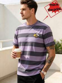 Men T-Shirts - Purple - View 3