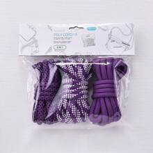 6mm Matte Polyester Core-Spun Paracord, 3 Textures 2 Meters Each, Multi-Purpose Braided Cord For Bag Straps Pet Leashes Phone Lanyards - 6mm 3-color Rope - View 15