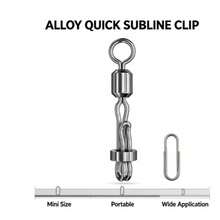 Alloy Fishing Line Swivel With Shock Absorption, Quick Change Fishing Line Connector, Convenient Bait Attachment Anti-Tangle Design, Lake Fishing, Shore Fishing And Freshwater Fishing Line Connector Tackle - A - View 7