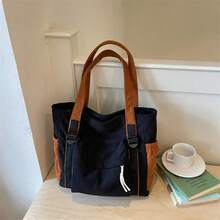 New Autumn And Winter Corduroy Fashion Versatile Girl's Shoulder Bag With Large Capacity, Lightweight And Simple Casual Handbag - Multicolor - View 3