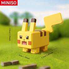 MINISO Pokémon Quest Pixel Block Character Collectible Figure, Random 1 Style Sent, Desktop Display For Home Office, Birthday Christmas Gift - Random One - View 6