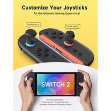 أغطية قبضة الإبهام من السيليكون بتصميم مخلب قطة مجوف متوافقة مع وحدة تحكم Switch 2، بطانية حماية عصا التحكم لطيف لوحدة ألعاب Switch2 Joy-Con - مشاهدة 2