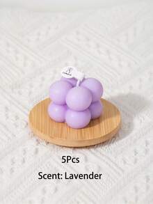 5/30pcs Creative Bubble Cube Soy Wax Candles - Minimalist Aesthetic Decor, Home Fragrance Ornament, Suitable For Bedroom Decoration, Christmas Decor, Wedding Tabletop Display, Ideal Gift For Birthday Or Valentine's Day, Handmade Small Plant-Based Scented Candles + Premium Transparent PVC Gift Box, Perfect As Birthday Favor, Wedding Gift, Couple Gift, Mother's Day/Father's Day Gift - Multicolor - View 16