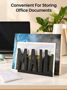 Metal Mesh Letter Organizer Desktop File Storage Rack Unisex Office Envelope Document Storage Back To School Halloween Christmas Gift Home Living Room Office Decor Travel Vacation Camping Party Favor School Essential Organizer Accessory - Multicolor - View 10