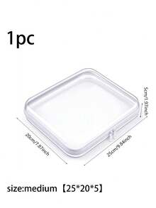 Hard Shell Transparent Makeup Bag, Waterproof Transparent Zipper Makeup Bag, Portable Travel Toiletry Storage Bag, Suitable For Skincare And Cosmetics - White - View 9