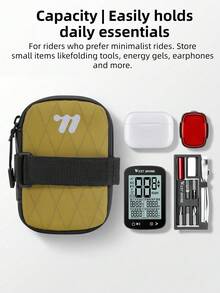 WEST BIKING Portable Bicycle Tail Bag Lightweight Stable Cycling Saddle Bag Scratch Resistant And Wear Resistant MTB Road Bike Bag Cycling Storage Bag - Multicolor - View 4