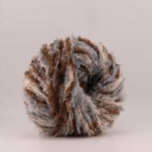 1PC 100g Super Chunky Fur Yarn For Hand Knitting Fluffy Soft Warm Crochet Line To Knit Scarf Hat Long Plush Threads Christmas - A - View 9