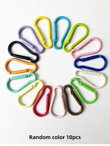 5/10/20/50/100pcs Candy Color Lobster Clasp Key Ring Spring Hook, DIY Bag Keychain Jewelry Making Accessories Decoration - Gourd Keychain - View 14
