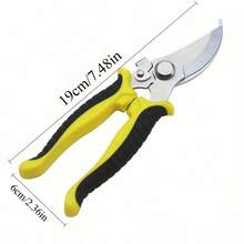 Ergonomic Handle Professional Heavy-Duty Pruning Shears, Suitable For Trimming Thick Branches, Flower Arranging, Landscaping, Garden Pruning, Random Color, Sharp, Durable, Labor-Saving Cutting And Gardening Tool, Ideal Gift - Multicolor - View 3
